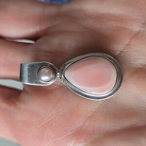 Pink Peruvian Opal Pendant